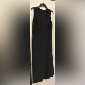 Good shape! Vintage black sleeveless dress size 10. Willi of California.